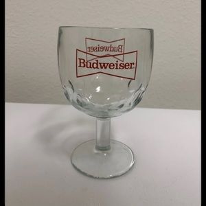 Vintage BUDWEISER - King of Beers - Glass Goblet